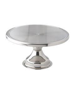 Winco CKS-13 13" Cake Display Stand Stainless Steel