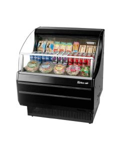 Turbo Air TOM-30SW(B)-N 28-1/8"W Horizontal Open Display Merchandiser 4.7 cu. ft.