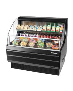 Turbo Air TOM-40LW(B)-N 39-1/8" W Horizontal Open Display Merchandiser 7.4 cu. ft.