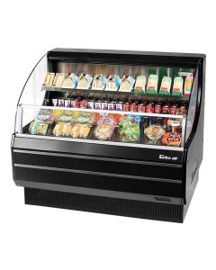 Turbo Air TOM-50LW(B)-N 50-7/8"W Horizontal Open Display Merchandiser 9.8 cu. ft.