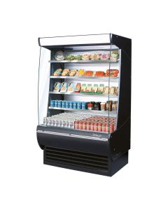 Turbo Air TOM-48DXB-N 48"W Extra Deep Vertical Open Display Merchandiser 23.2 Cu.Ft.