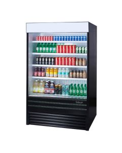 Turbo Air TOM-48EB-N 48"W Vertical Air Curtain Open Display Merchandiser 22.6 cu. ft.