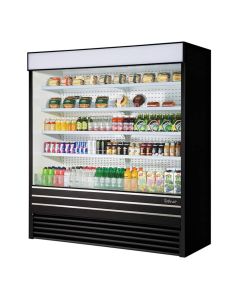 Turbo Air TOM-72EB-N 72"W Vertical Air Curtain Open Display Merchandiser 37.1 cu. ft.