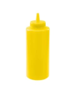 12 oz. Yellow Mustard Dispenser Squeeze Bottle | Pack of 6