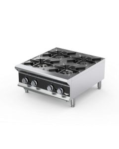 Vollrath HPG4-24 24" Gas Countertop Hot Plate 4-Burner