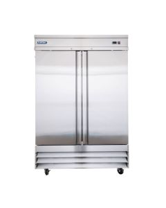 Volition ERB2X-SS Two Solid Door Two Section Reach-In Upright Refrigerator | 54"