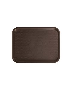 Winco 12 x 16" Fast Food Serving Tray | Brown | FFT-1216B
