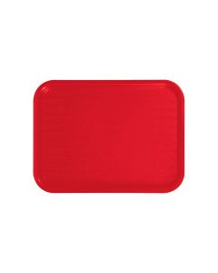 Winco 12 x 16" Fast Food Serving Tray | Red | FFT-1216R