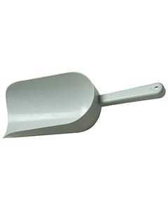 Commercial Popcorn Scoop. White plastic Scoop for filling small boxes and popcorn bags