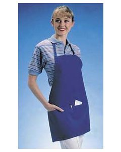 Front Of The House Bib Apron, Navy Blue