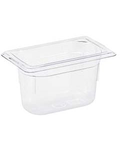 Vollrath Ninth Size Pan, 4"d, Clear