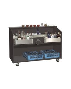 Advance Tabco D-B Portable Bar with Stainless Steel Worktop