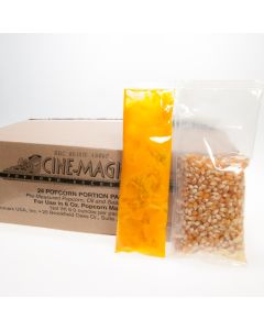 6 oz popcorn portion packs - Cinemagic 40006