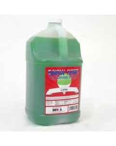 Lime Flavored Snow Cone Syrup - Wholesale, 1 Gallon Bottles