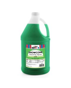 Lime Flavored Snow Cone Syrup - Wholesale, 1 Gallon Bottles