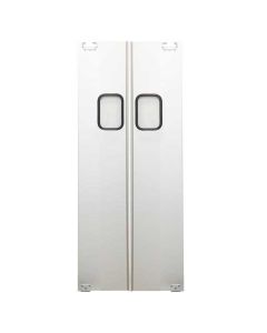 36"x 84" Commercial Double Swinging Kitchen Door (2) 18" x 84" door panels Curtron Service Pro