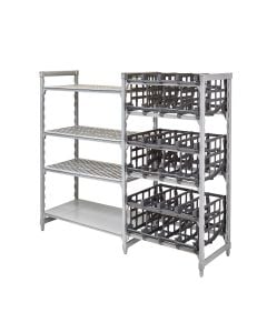 Cambro Add-On CamShelving® Premium Ultimate #10 Can Rack | Steel Core