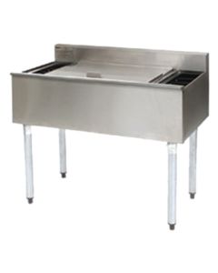 Eagle 3' Cocktail Ice Chest W/cold Plate | 20" Deep, 8 Bottle Wells