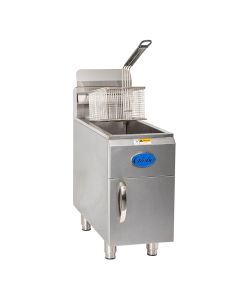 Globe GF15PG 15 lb. Countertop Gas Fryer | Propane Gas