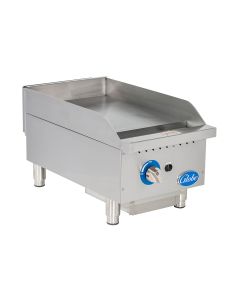 Globe GG15G 15" 1-Burner Gas Griddle w/ Manual Control | Natural Gas