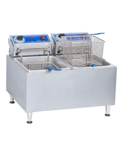 Globe PF32E 32 lb. Electric Countertop Fryer 208/240V
