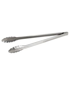Winco 16" Stainless Steel Utility Tongs                     