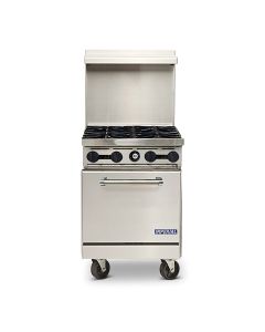 Imperial ER-4 24" Gas Restaurant Range 4 Burner Space Saver Oven