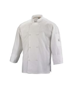 Mercer M60017WHL Full Sleeve Chef Jacket White, Large