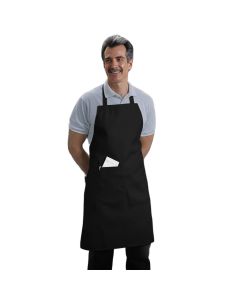 Full-length Bib Apron, Black       