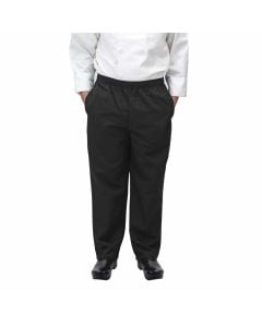 Relaxed Fit Chef Pants | Black