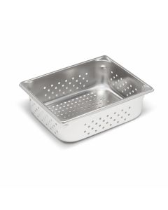 Vollrath Half Size Perforated Steam Table Pan, 4"D