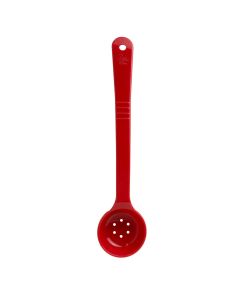 Thunder PLPSL020RD High Heat 2 oz. Long Perforated Spoon Red