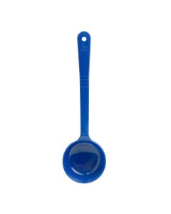Thunder PLPSL080BU High Heat 8 oz. Long Solid Spoon Blue