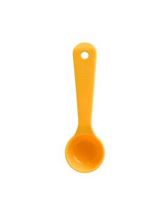 Thunder PLPSS010YW High Heat 1 oz. Short Solid Spoon Yellow