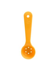 Thunder PLPSS010PFYW High Heat 1 oz. Short Perforated Spoon Yellow
