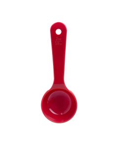 Thunder PLPSS020RD High Heat 2 oz. Short Solid Spoon Red