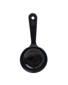 Thunder PLPSS060BK High Heat 6 oz. Short Solid Spoon Black