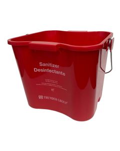 Thunder PLCP006RD 6 qt. Sanitizing Pail Red