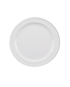 Thunder Group NS109W 9" Dinner Plate, White, 1 Dozen