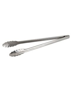 Winco 16" Heavy Duty Stainless Steel Catering Tongs