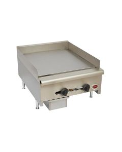 Wells HDG-2430G 24" Countertop Griddle Natural Gas Manual Control