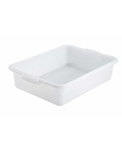 Winco PL-5W White Dish Box