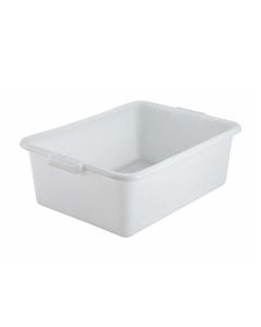 Winco PL-7W White Dish Box