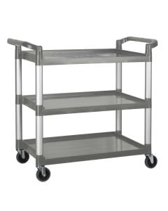 Winco UC-3019G Gray Bussing Cart