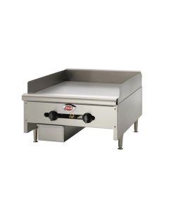 Wells HDTG-2430G Countertop Griddle Natural Gas Thermostatic Control