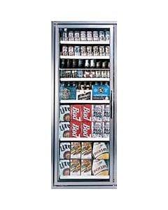 1 Glass Door Set for Convenience Store Display Coolers (28" x 80")