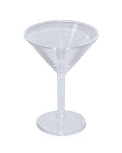 GET 6 oz Martini, Clear Plastic, 1 dz
