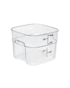 Cambro 12SFSPROCW135 CamSquare® FreshPro Food Container, 12 qt