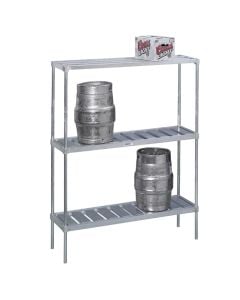 Channel KAR42 Aluminum Keg Shelving, 42" Width