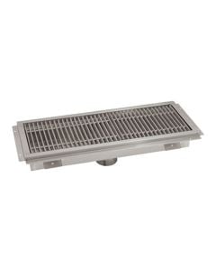 Advance Tabco FTG-1824-X 24"D Floor Trough, Stainless Steel